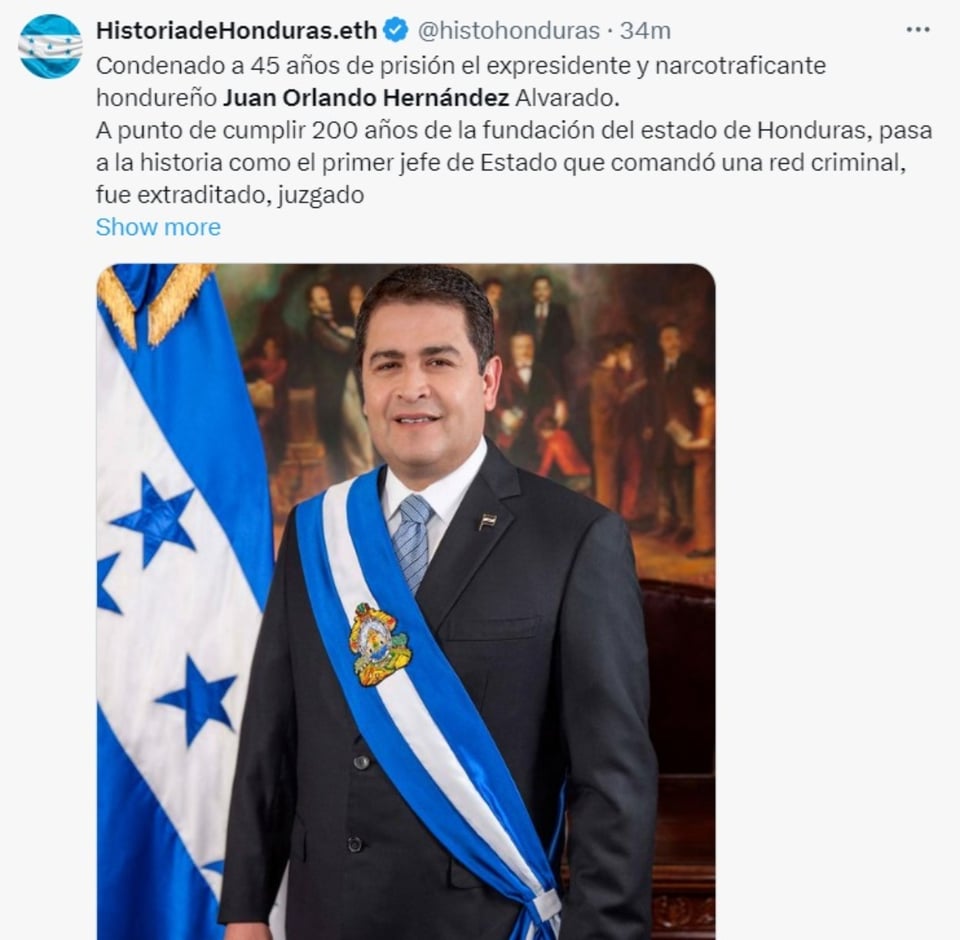 Juan Orlando Hernández former president, Prosecutor's Office, Court, New York, MundoNOW