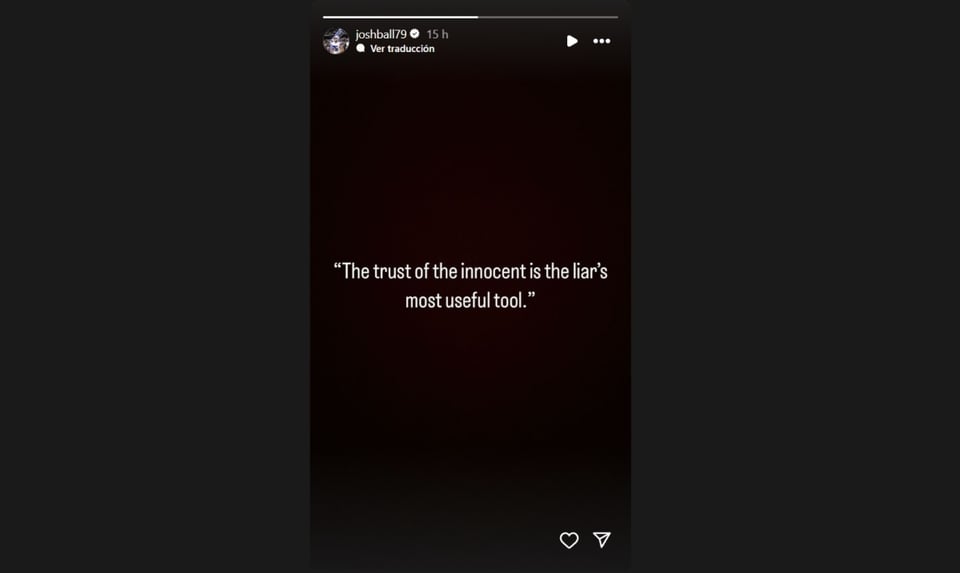 Ángela Aguilar's ex, message, stories, Instagram, MundoNOW