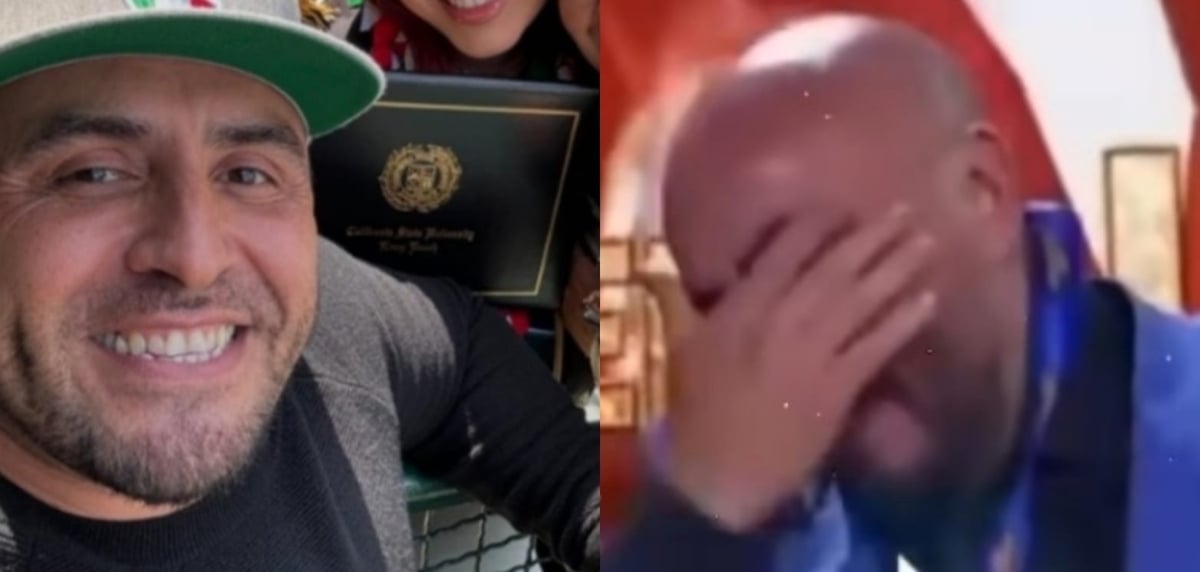 Juan Rivera celebrates his daughter’s graduation just when Lupillo finishes third in LCDLF