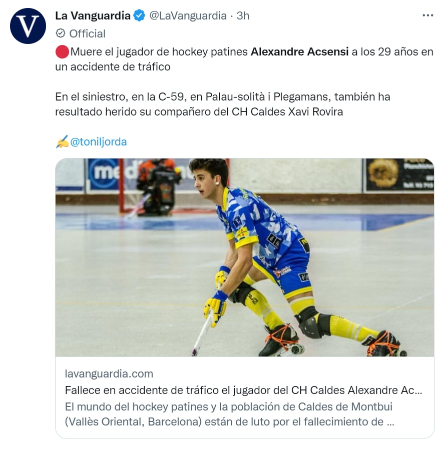 Muere Alexander Acsensi