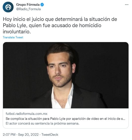 Pablo Lyle's trial begins