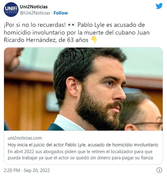 Pablo Lyle's trial begins