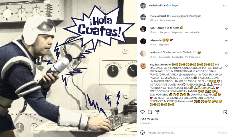 Lupillo Rivera luto Chabelo