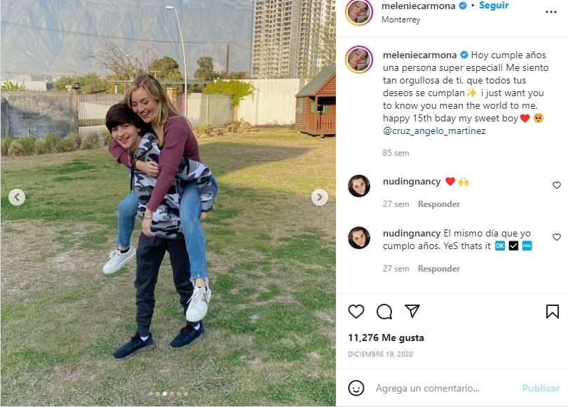 Hijo de Alicia Villarreal impacta con su galanura