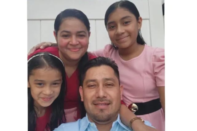 Hispanic father shot dead while removing snow at a school
