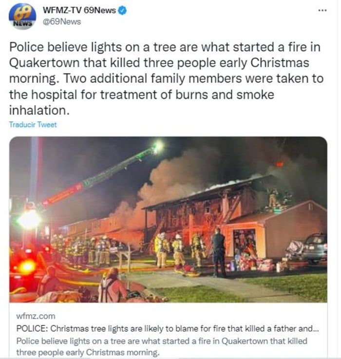 tree fire
