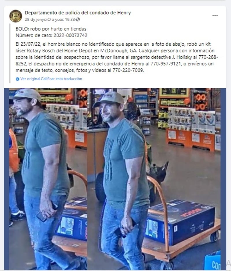 Publican la imágen