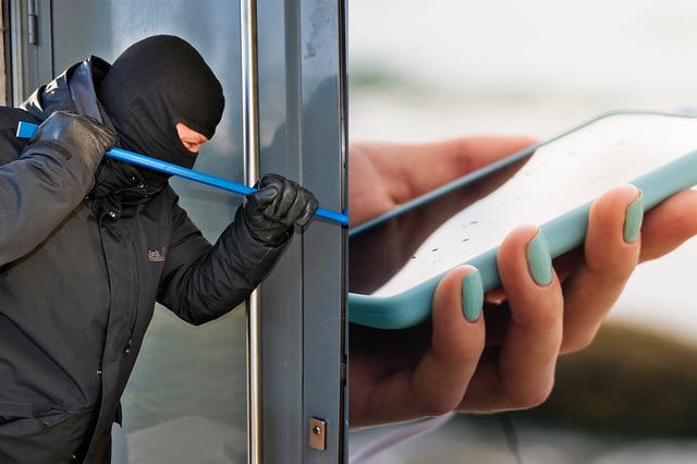 Roban 35 teléfonos móviles en un crimen impresionante (VIDEO)