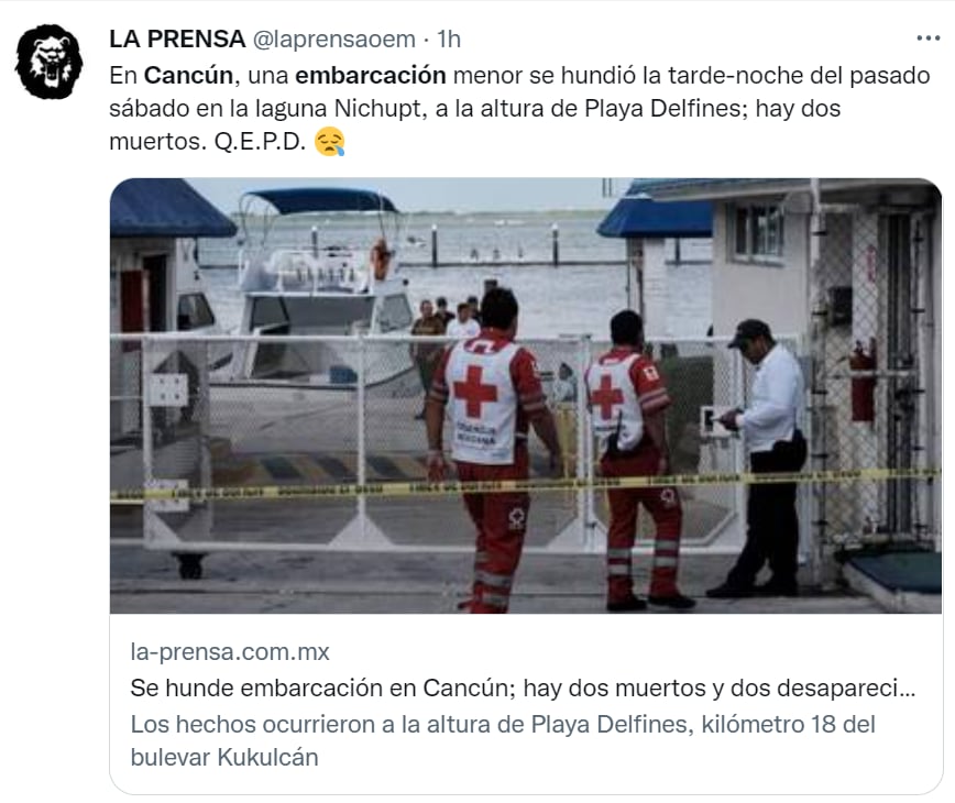 Accidente agua México