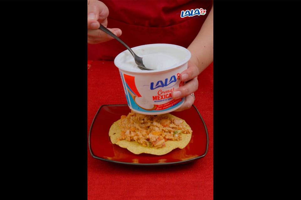 Recipes with tortillas, LALA, Cream, MundoNow, Recommendation