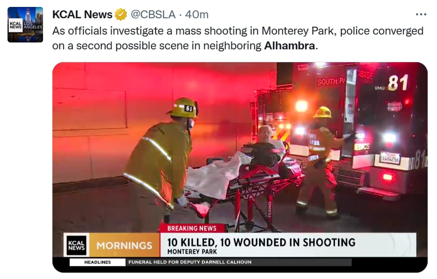 Balacera Estados Unidos