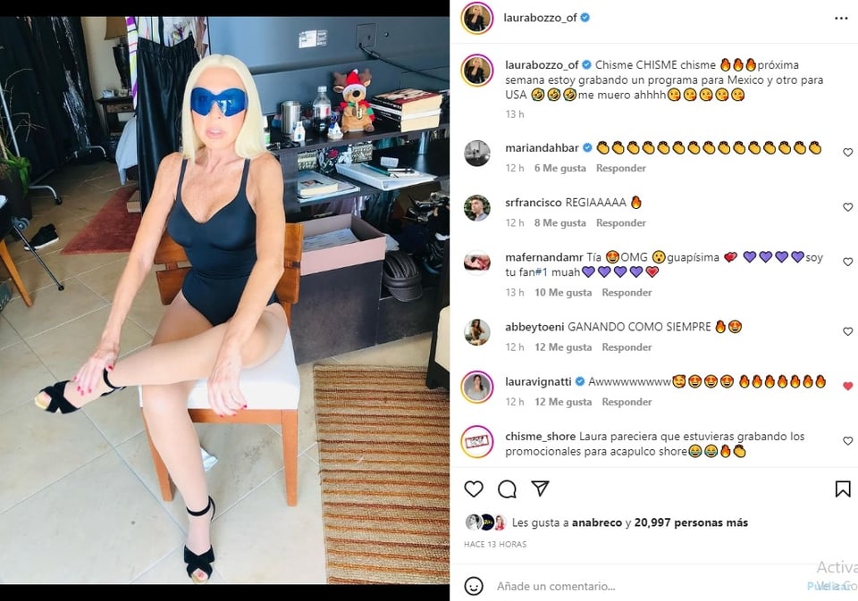 Laura bozzo diminuto traje: Sorprende con su figura