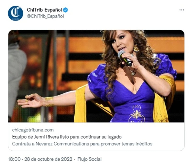 Legado Jenni Rivera: Hay nueva compañía