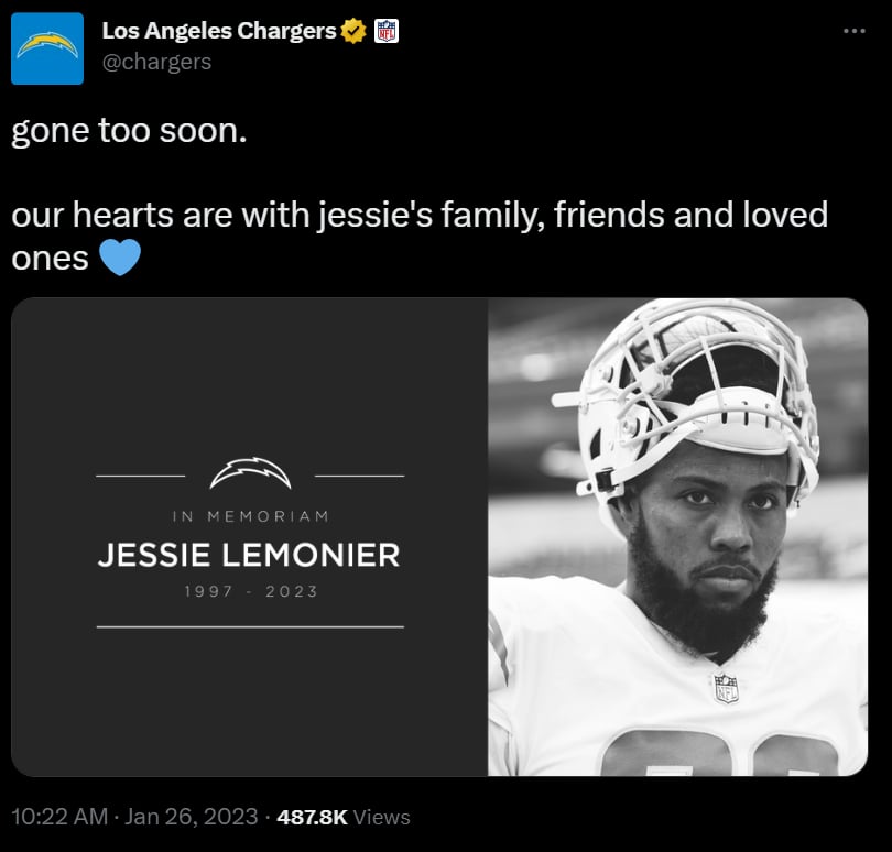 Former NFL player's cause of death unknown