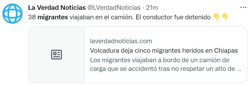 Migrantes volcadura Chiapas