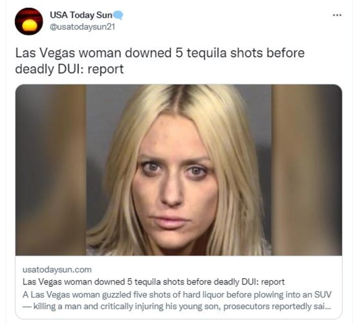 Lisa Guerino would have decided to drive after taking a few shots of tequila
