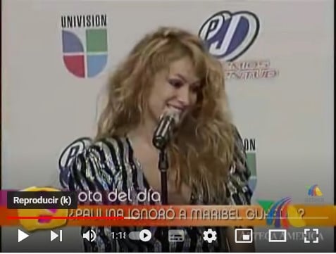 Desplante de Paulina Rubio