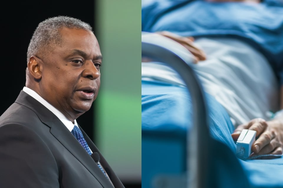 El Secretario de Defensa Lloyd Austin sale del hospital tras cirugía