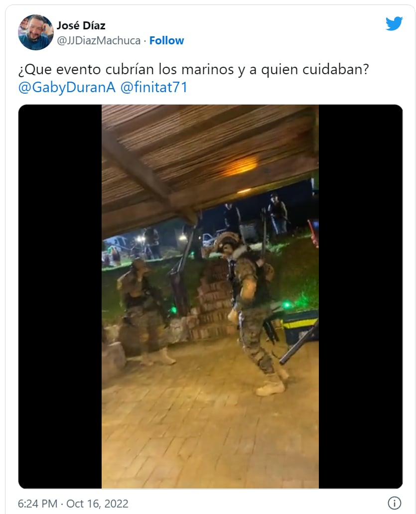 Marinos fiesta Cártel Sinaloa