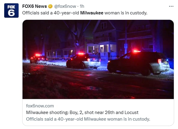 Tiroteo Milwaukee niño herido