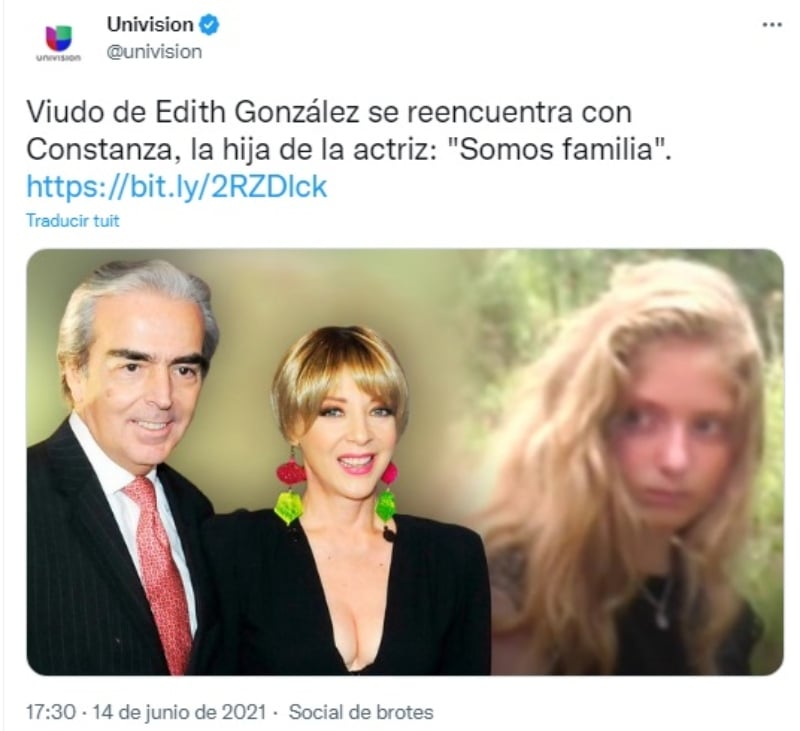 Viudo Edith González confesiones: "Son recuerdos"