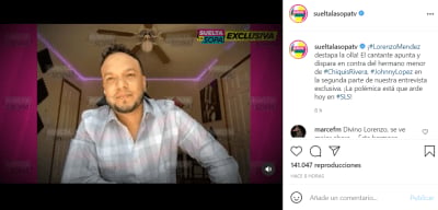 Lorenzo Méndez tells the truth about Johnny López and his relationship with Chiquis Rivera