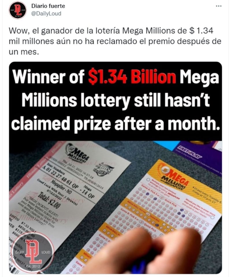 Billón dólares Mega Millions: ¿Aún puede reclamar su premio?