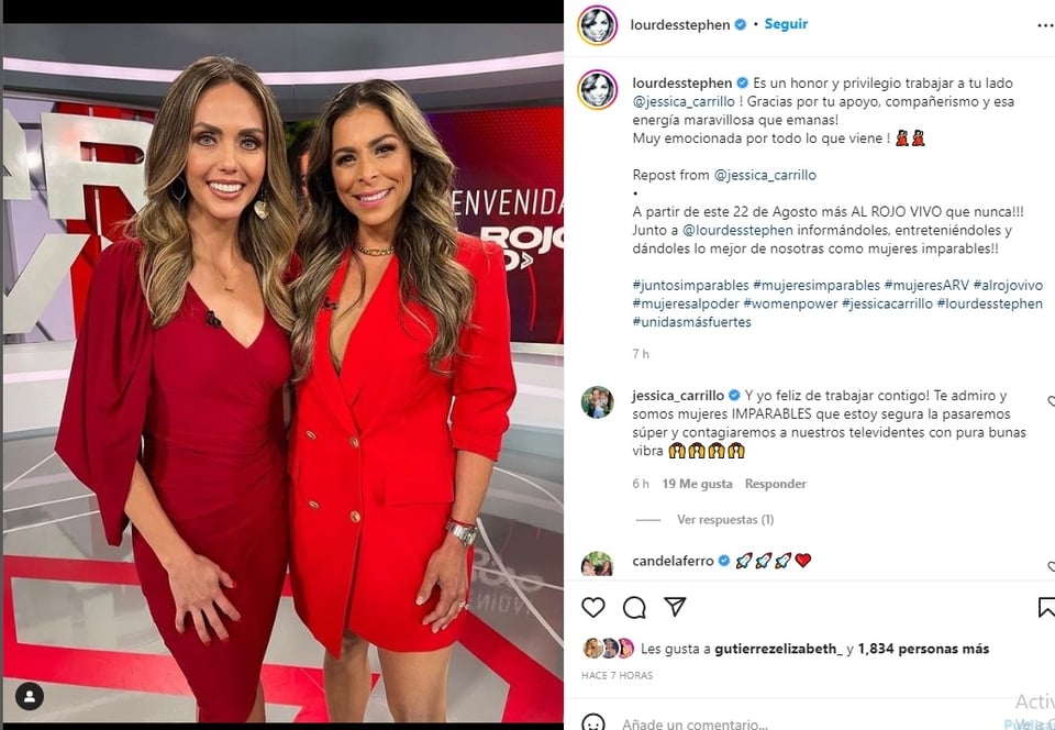 "Estoy muy feliz y emocionada"