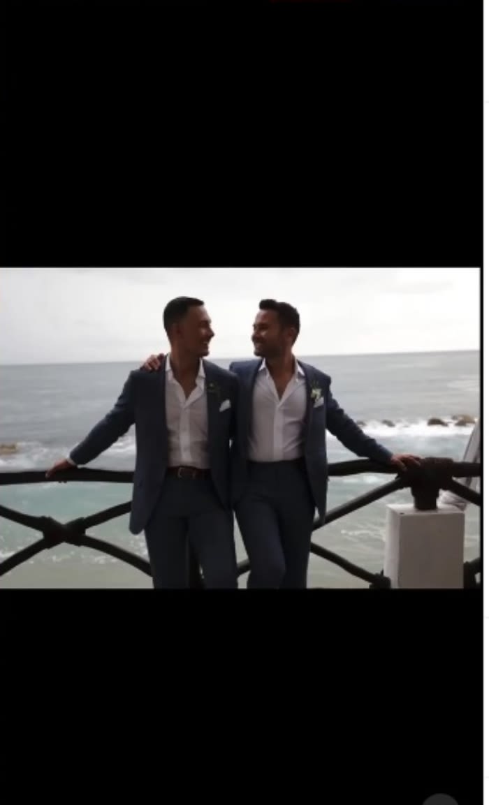 Luis Sandoval gets married
