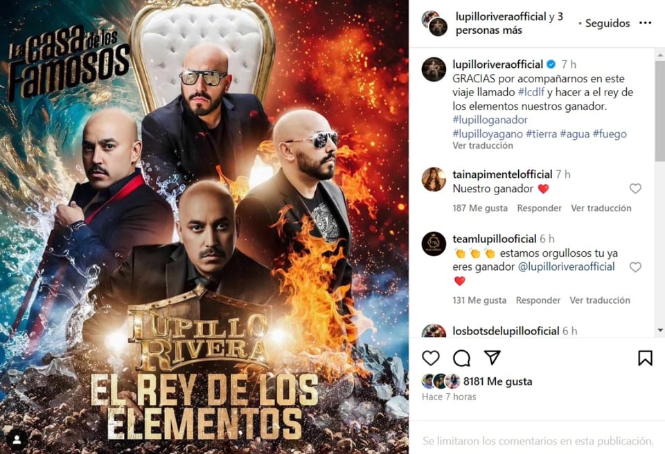 Doña Rosa defends Lupillo, Lupillo Rivera, La Casa de los Famosos, Doña Rosa Rivera, Maripily