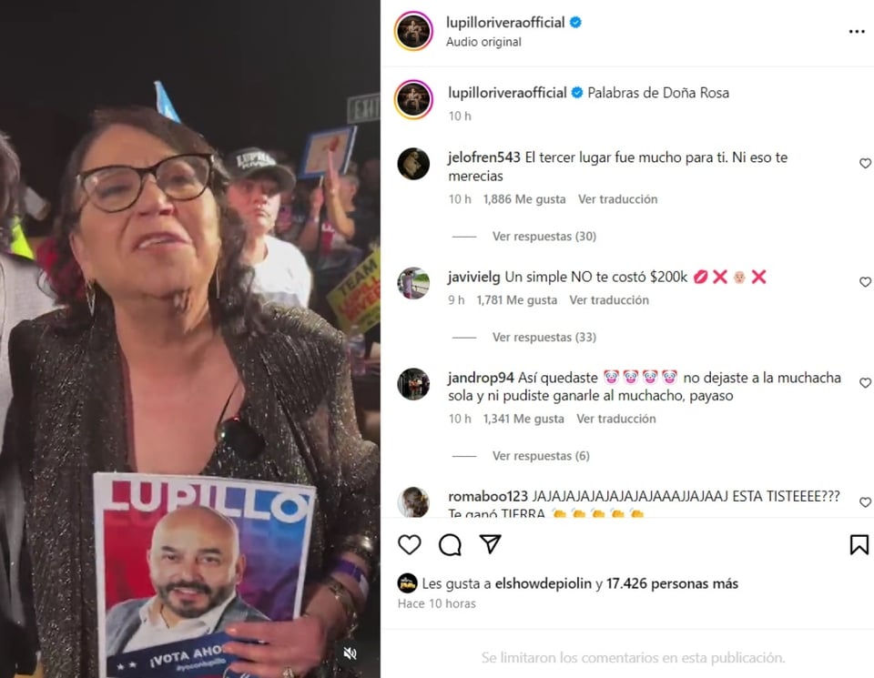 Doña Rosa defends Lupillo, Lupillo Rivera, La Casa de los Famosos, Doña Rosa Rivera, Maripily