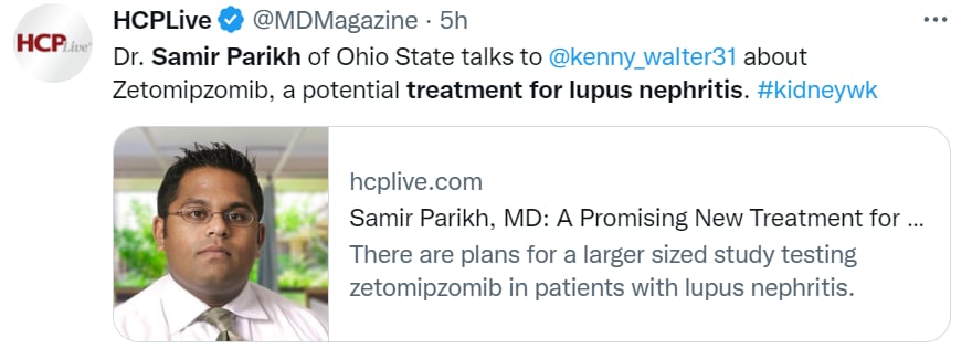 Lupus treatment Zetomipzomib