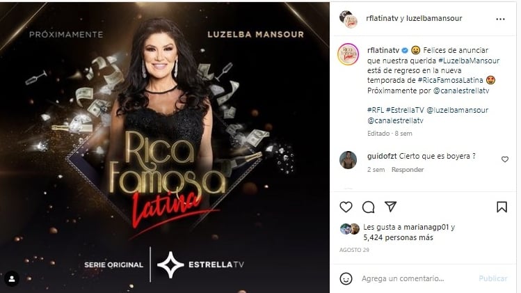 Luzelba Rica Famosa Latina: ¿Cómo fue todo ese proceso para reunir a todas estas personalidades y que tú continuaras, porque eres una de las que más ha sido constante?