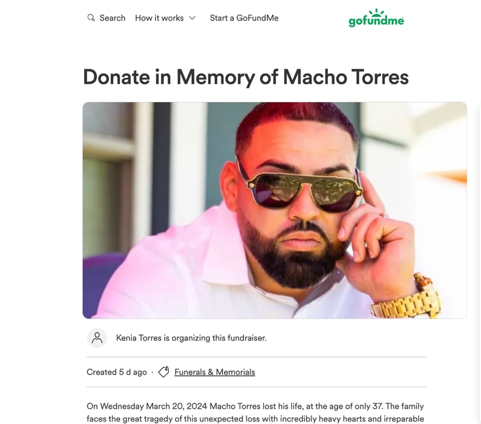 funeral, gastos funerarios, GoFundMe, donaciones, MundoNOW