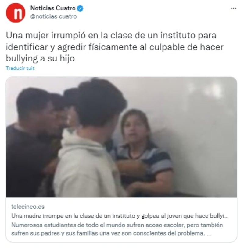"Pedí que esto se frenara"