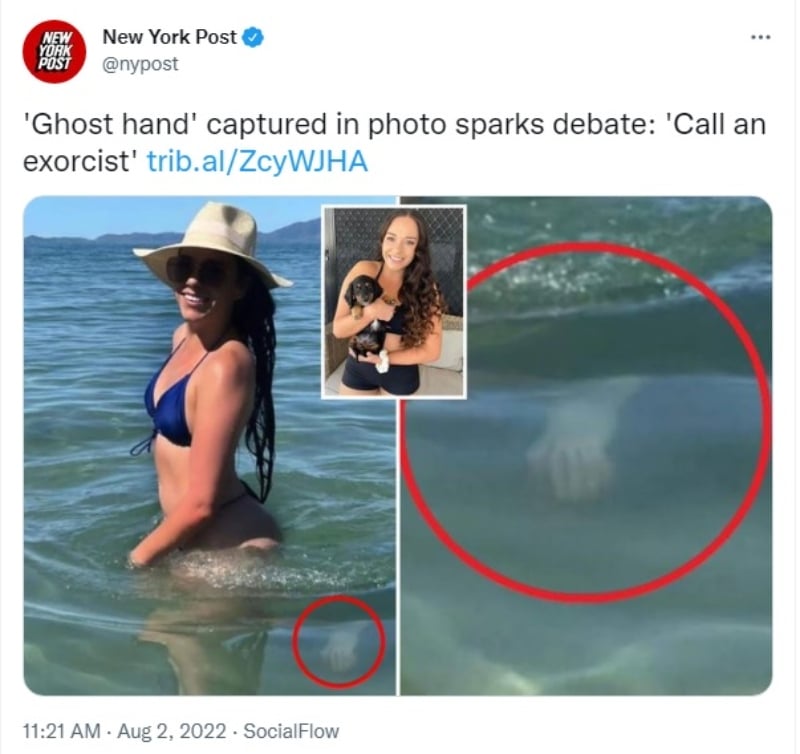 "No vimos nada en el agua, ya que estaba muy clara"