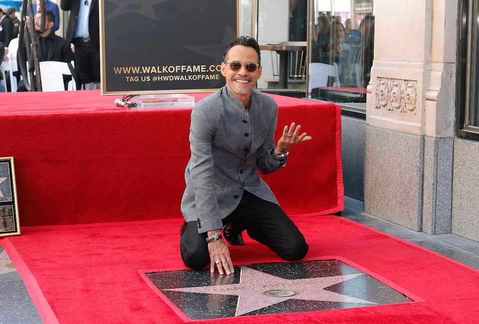 Marc Anthony gets a star on the Hollywood Walk of Fame