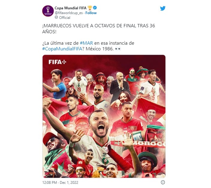 Ganadores del Grupo F: Marruecos, la sorpresa de Qatar 2022