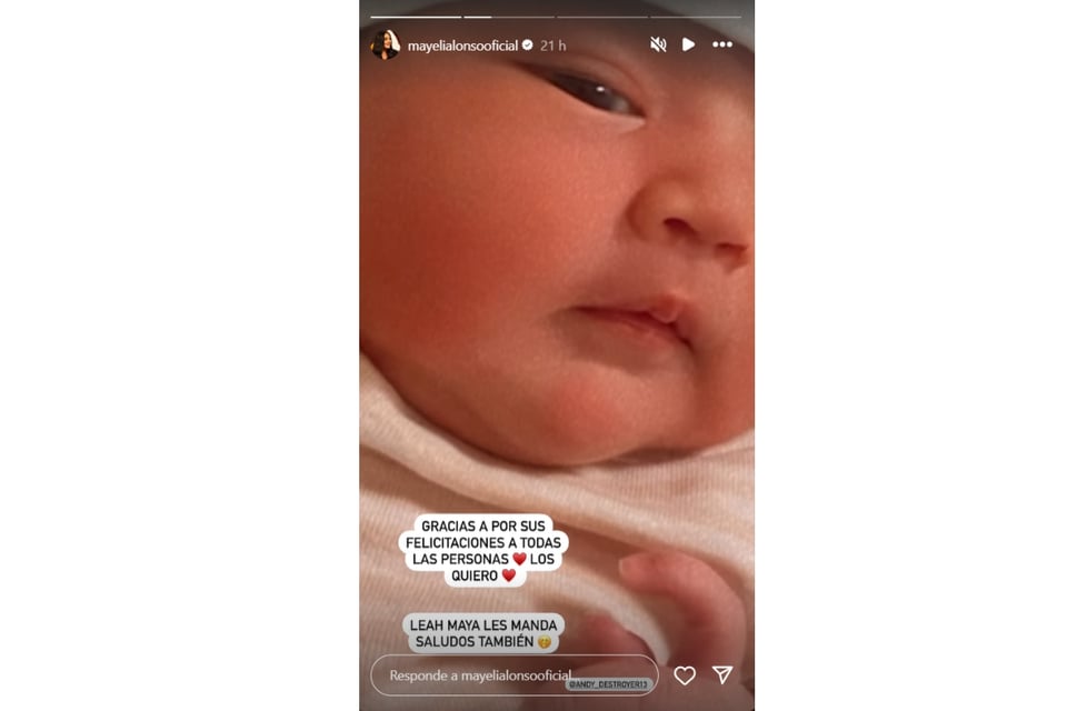 Mayeli Alonso, bebé, Andy Ruiz, pequeña, 2024