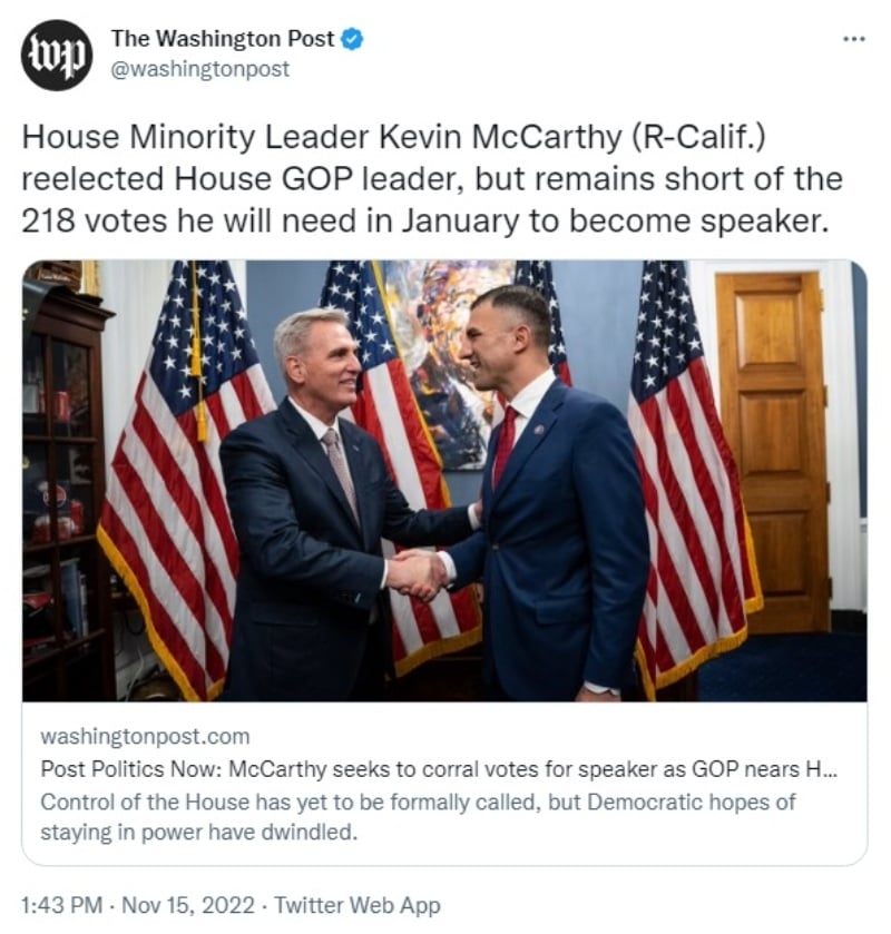 “The promised red wave turned into a loss”