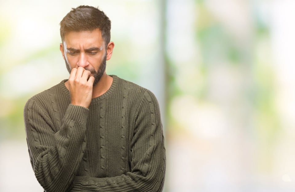 Meditation, reducing stress, man, upset, MundoNOW