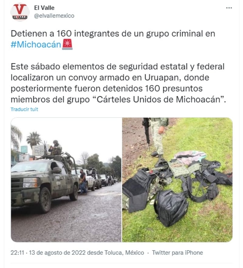 Detienen 160 Cárteles Unidos: Operativo histórico