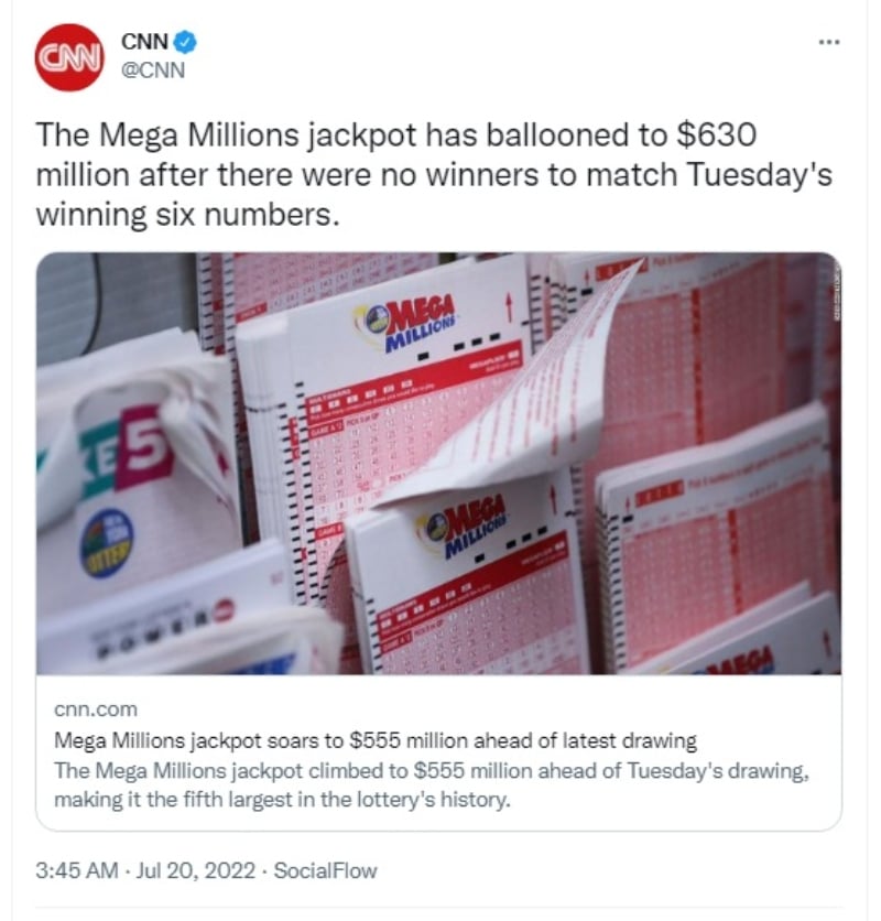 Premio Mega Millions aumenta: No hubo ganador el pasado sorteo