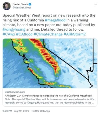 California catastrófica súper inundación