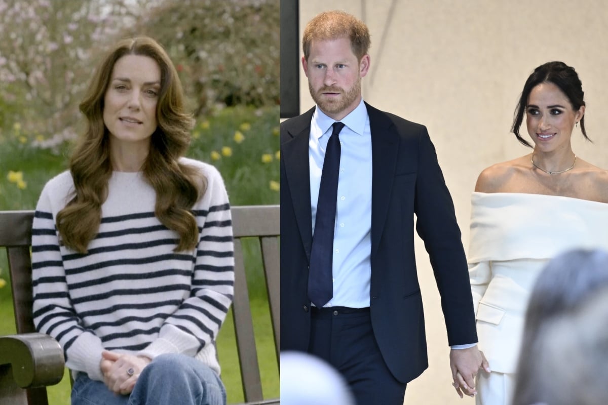 Meghan Harry mensaje Kate, Princesa Catalina, Duquesa de Sussex, Familia Real Británica, Cáncer, MundoNOW