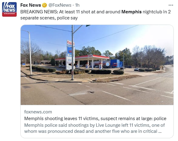 Tiroteos Memphis Tennessee
