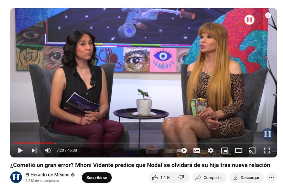Mhoni Vidente and Christian Nodal, prediction, future, Inti, MundoNOW