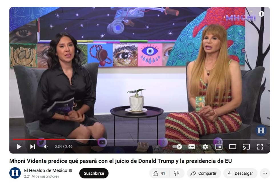 Mhoni Vidente y Trump, Biden, presidente, Estados Unidos, MundoNOW