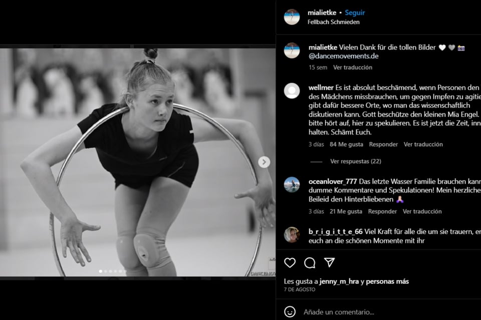 Tragedia en la Gimnasia, Mia Sophie Lietke, Federación Alemana de Gimnasia
