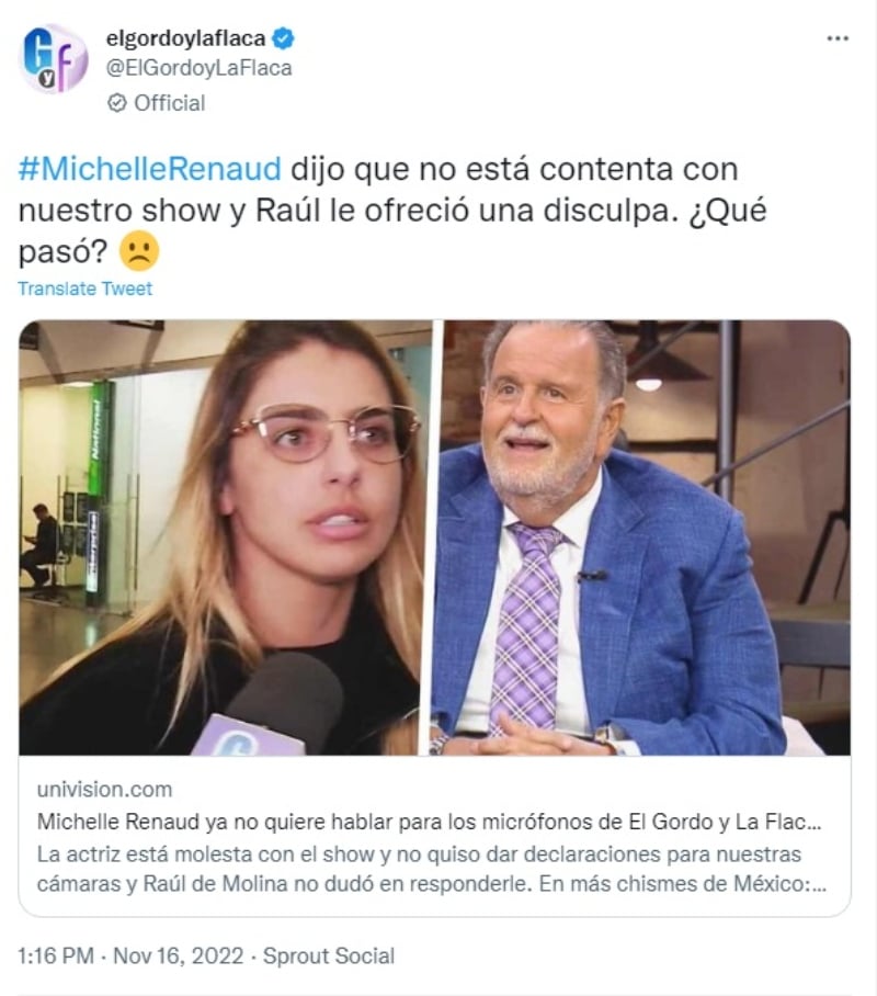 "Te pedimos perdón"